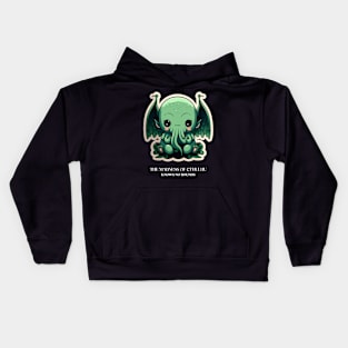 The madness of Cthulhu knows no bounds Kids Hoodie